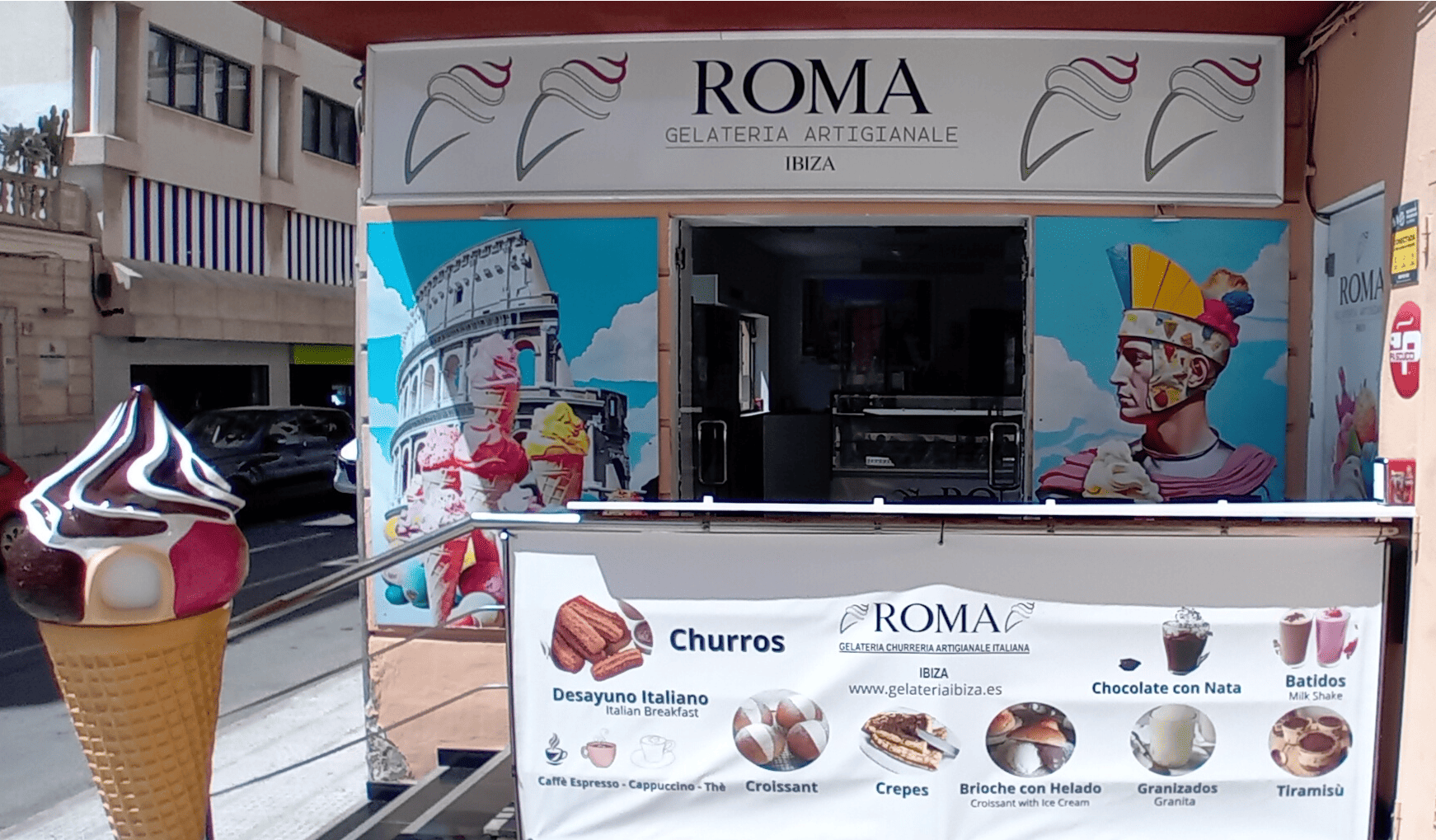 gelateria ibiza ROMA